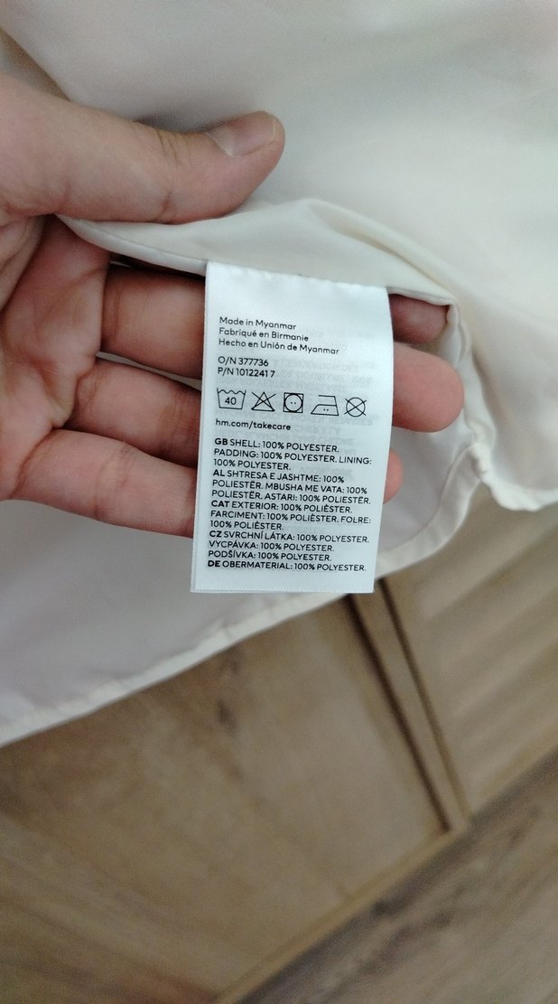 Düğmeli Çok Renkli Kız Çocuk Mont - Görsel 2