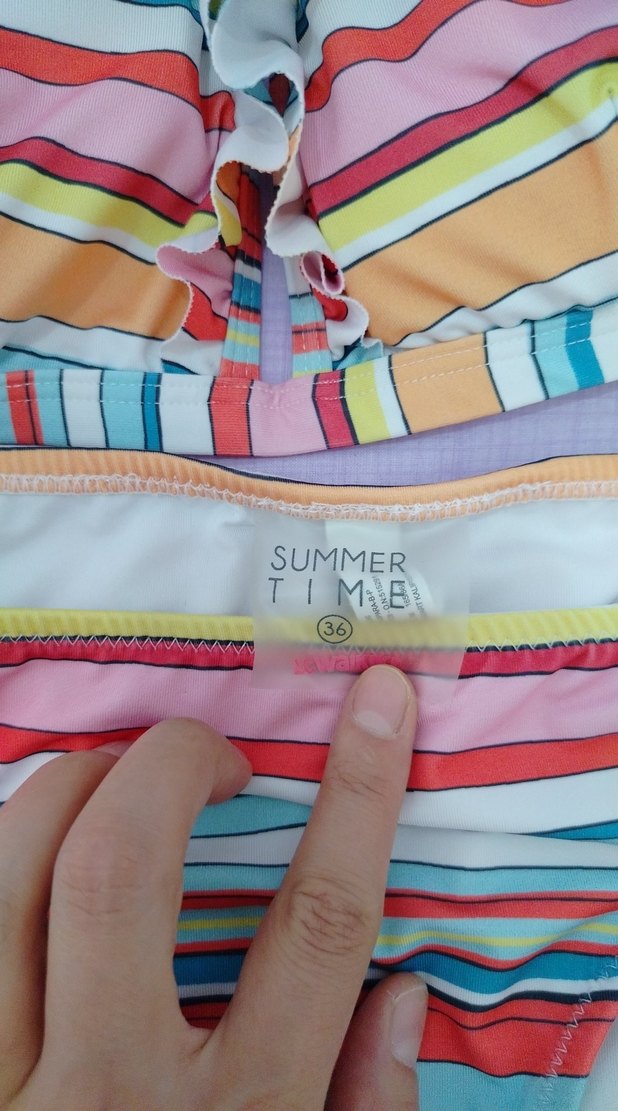 Bohem Çok Renkli Bağcıklı Bikini - Görsel 2