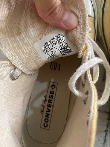36,5 Beden ten rengi Renk Converse