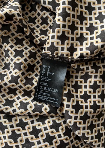 H&M H&M Saten Desenli Bluz