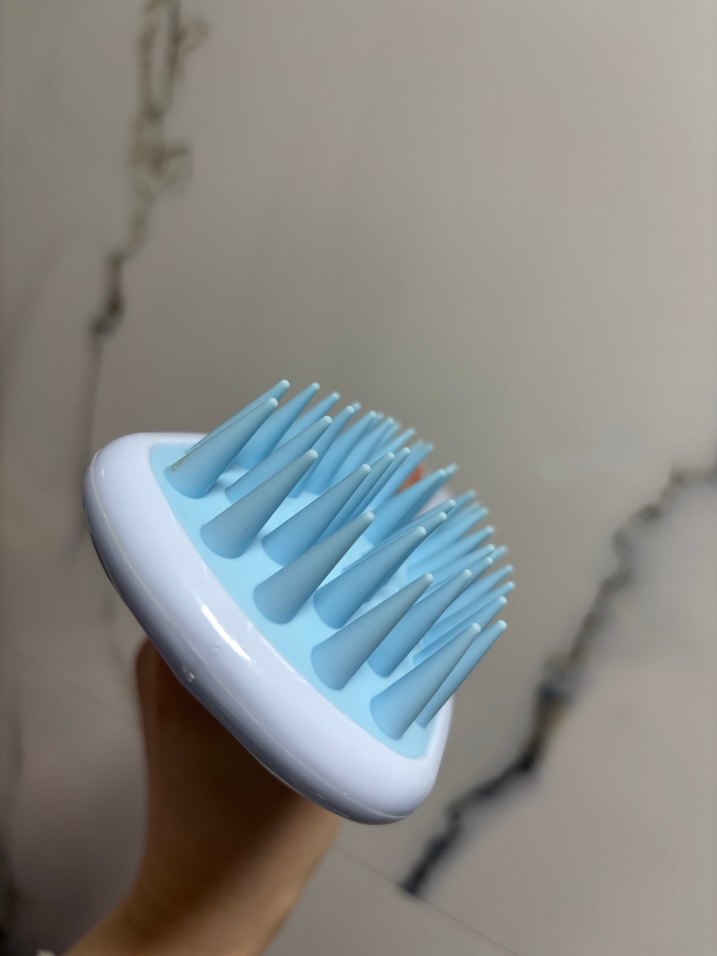 Mavi Masajlı Saç Fırçası Duş - Görsel 3