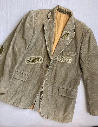 dolce and gabbana vintage blazer ceket