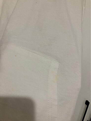 l Beden beyaz Renk kadın kapüşonlu tunik