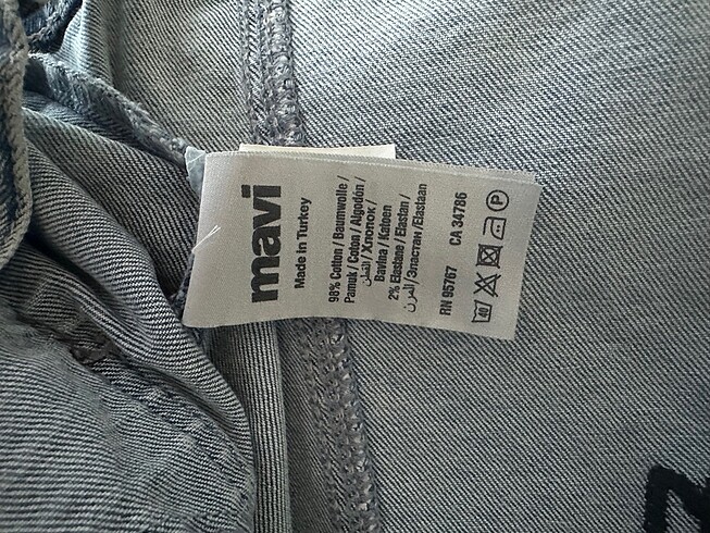 s Beden mavi Renk Mavi jeans ceket
