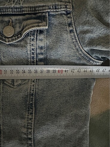 s Beden Mavi jeans ceket