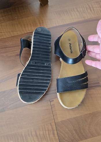 Polaris Siyah Sandalet - Görsel 5