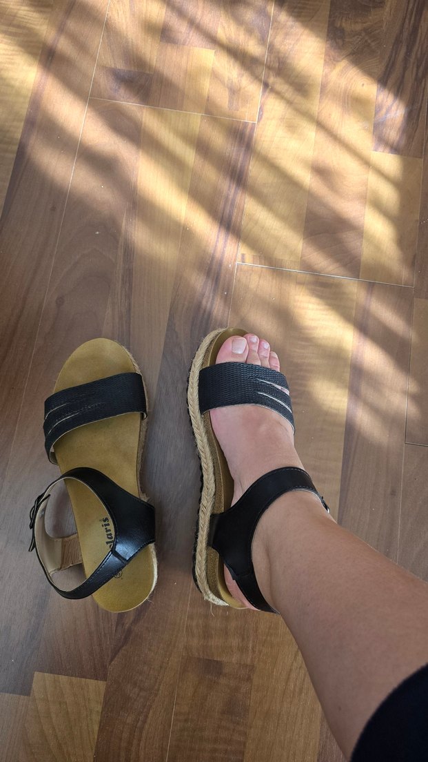 Polaris Siyah Sandalet - Görsel 2