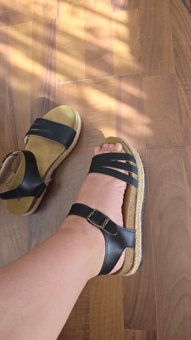 Polaris Siyah Sandalet - Görsel 4