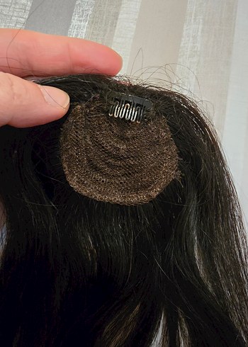 Gerçek Saç, Çıtçıtlı Kahkül - Görsel 3