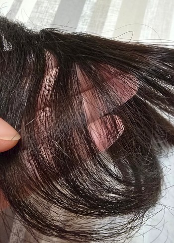 Gerçek Saç, Çıtçıtlı Kahkül - Görsel 4