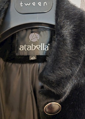 Siyah Uzun Tay tüyü Kadın Kaban - Görsel 8