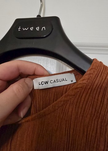 LCW Bürümcük Kumaş Pamuklu Elbise - Görsel 4