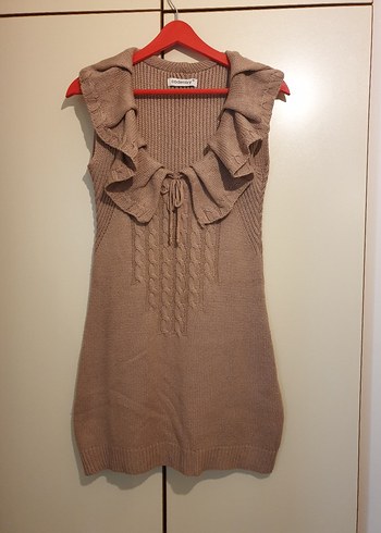 Pudra Triko Elbise/Tunik