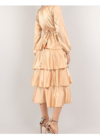 Zara Saten elbise