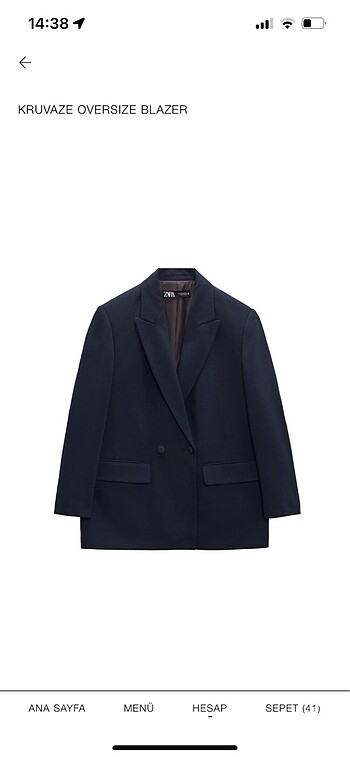 Zara Blazer Ceket