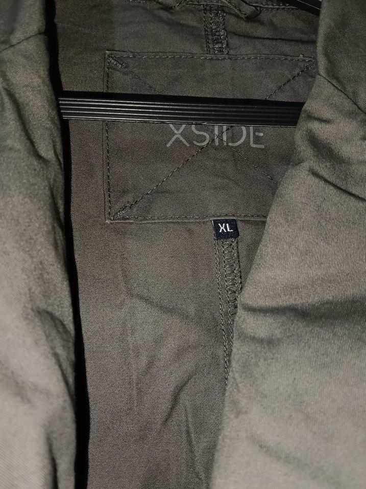 Gri Erkek Keten Düğmeli Ceket - Görsel 5