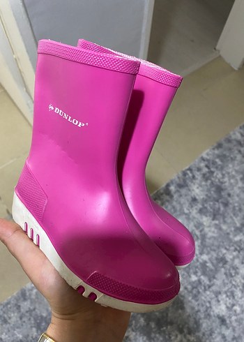 Diğer Kız Çocuk Pembe Lastikli Kauçuk Bot