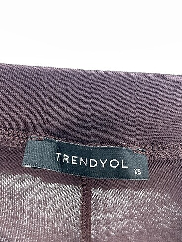 xs Beden kahverengi Renk Trendyol & Milla Düz Kesim %70 İndirimli.