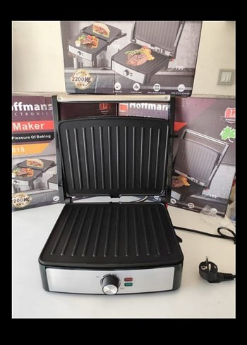 Siyah Hoffmans Sandviç ve Tost Makinesi