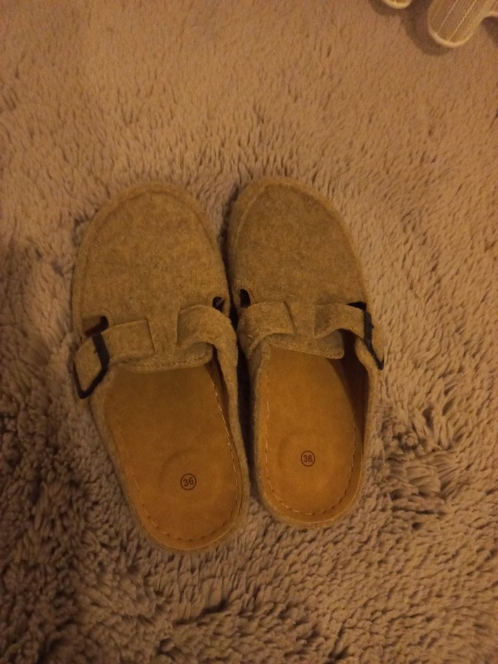 Ev Terliği,Kemerli Kadın Süet Terlik. - Görsel 4