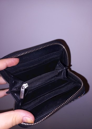 Çiçek Desenli Fermuarlı Kadın Cüzdanı - Görsel 4