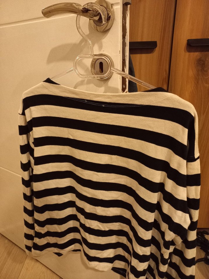 Çizgili Kadın Bluz - Görsel 3