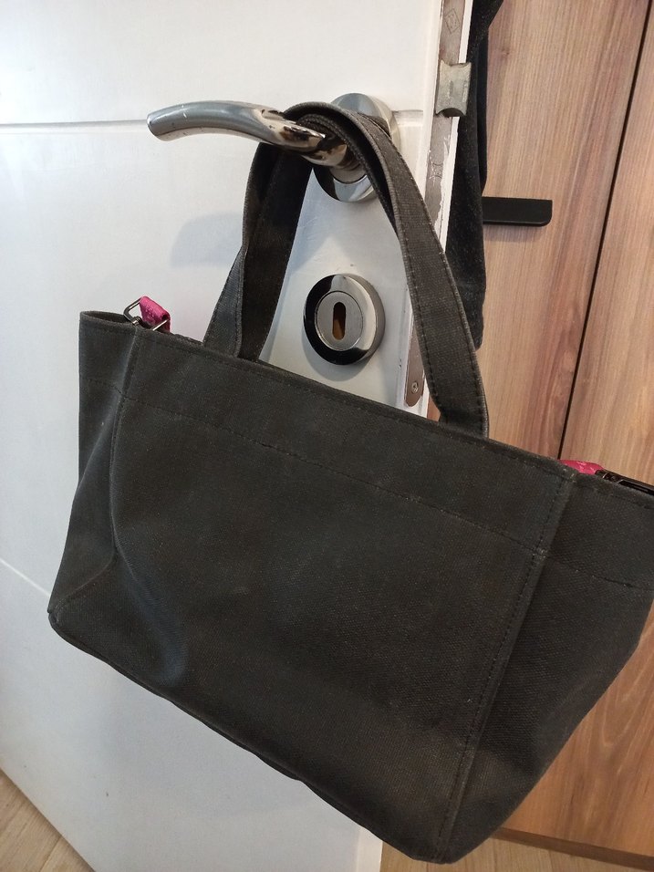 Kadın Pembe Baskılı Detaylı Tote Çanta - Görsel 3