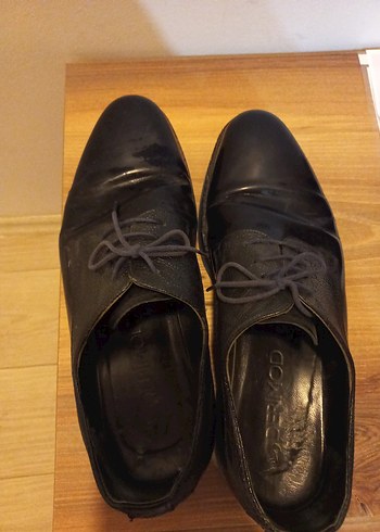 Erkek Siyah Deri Klasik Ofis Ayakkabısı - Görsel 5