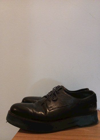 Erkek Siyah Deri Klasik Ofis Ayakkabısı - Görsel 10