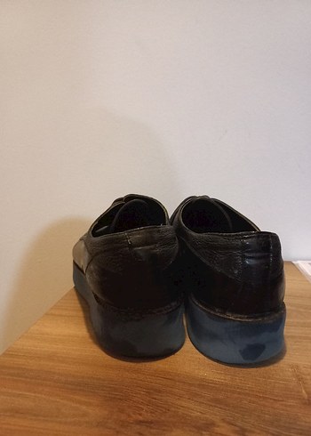 Erkek Siyah Deri Klasik Ofis Ayakkabısı - Görsel 7