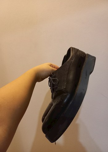 Erkek Siyah Deri Klasik Ofis Ayakkabısı - Görsel 9