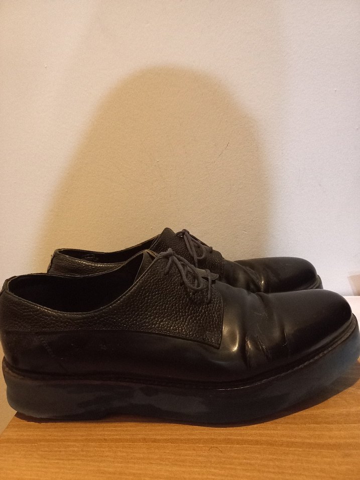 Erkek Siyah Deri Klasik Ofis Ayakkabısı - Görsel 4