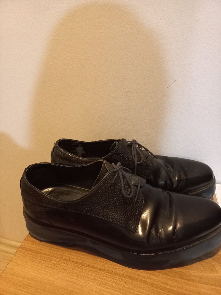 Erkek Siyah Deri Klasik Ofis Ayakkabısı - Görsel 2