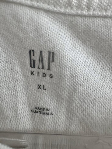 11-12 Yaş Beden beyaz Renk Gap logo Orgınal
