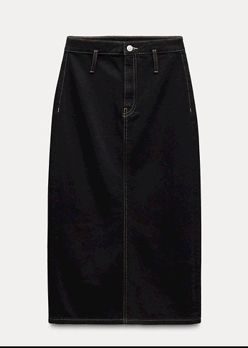 Zara Orijinal Denim Etek
