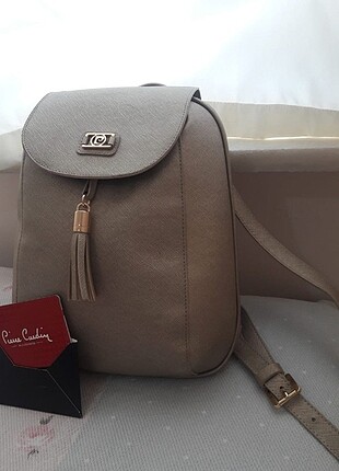 pierre cardin hem sirt cantasi hem askili caprz canta olark kull