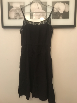 H&m yazlık siyah elbise