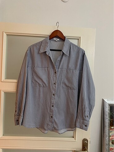 Mavi Jeans Mavi Jeans/ Çizgili Oversize Gömlek