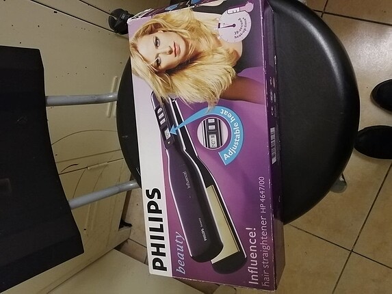 Philips düzleştirici hiç kullanılmamıştır