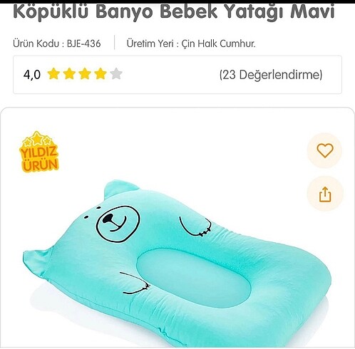 Banyo Bebek yatağı