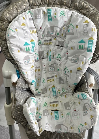 Beden Desenli Bebek Mama Sandalyesi