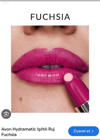 Avon Hydramatic Işıltılı Fuşya Ruj