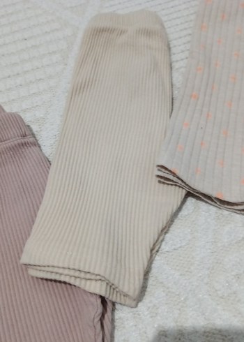 Kız Çocuk Bej Triko Tayt - Görsel 3