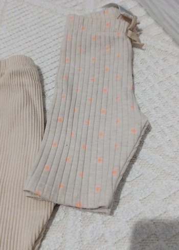 Kız Çocuk Bej Triko Tayt - Görsel 4