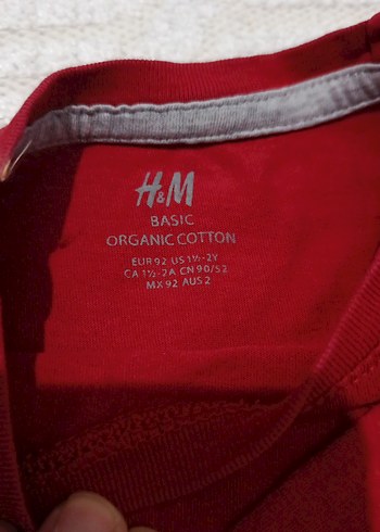 Kız Çocuk Kırmızı Uzun Kollu Basic Tişört - Görsel 4