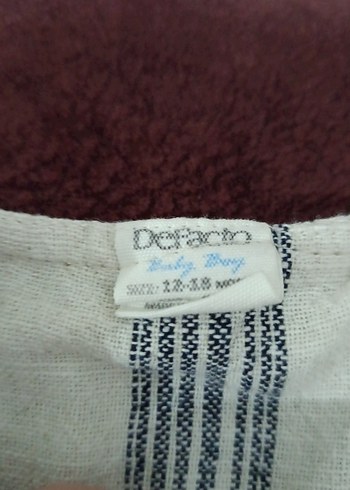 Kız Çocuk Keten Gömlek Fırfırlı - Görsel 3