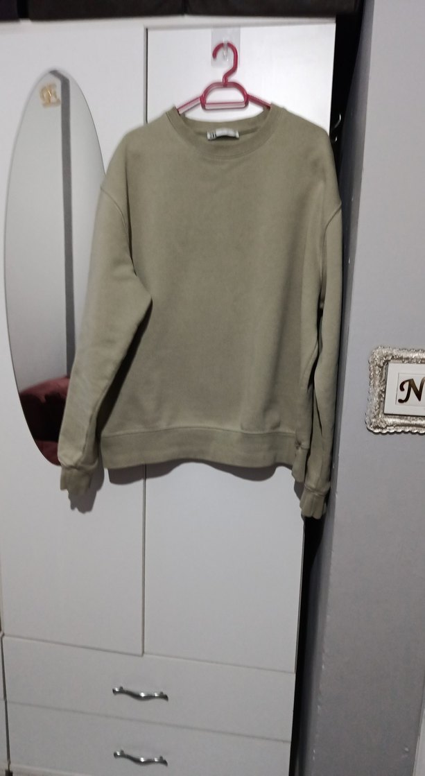 açık yeşil Sweatshirt unisex - Görsel 2