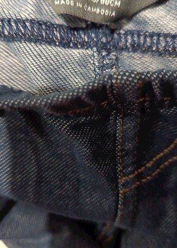 kız Çocuk Elastik Bel Mavi Denim Pantolon - Görsel 3