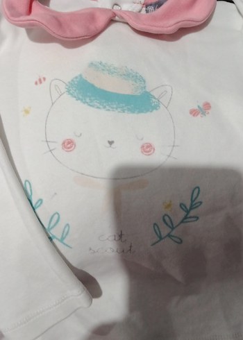 Kız Çocuk Uzun Kollu Baskılı Tişört - Görsel 2