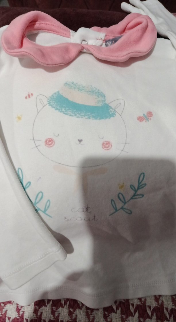 Kız Çocuk Uzun Kollu Baskılı Tişört - Görsel 2